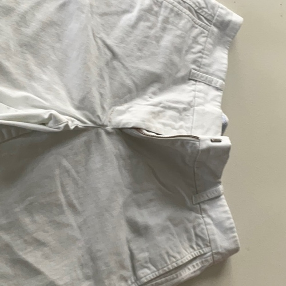 I j Crew white cotton shorts size4